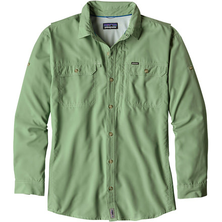 Patagonia Long Sleeve Sol Patrol II Shirt - Men's -Transit Green-Small