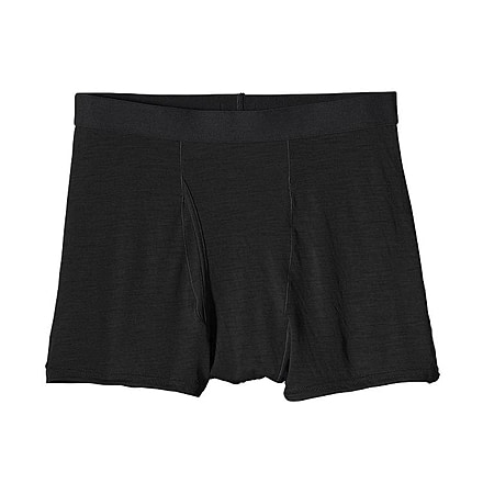 Patagonia Merino 1 Silkweight Boxer Brief - Men's-Black-Small