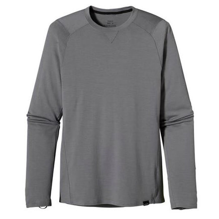 Patagonia Merino 3 Midweight Crew - Men's-Black-Small