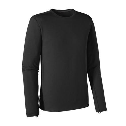 Patagonia Merino Midweight Crew - Mens-Black-Large