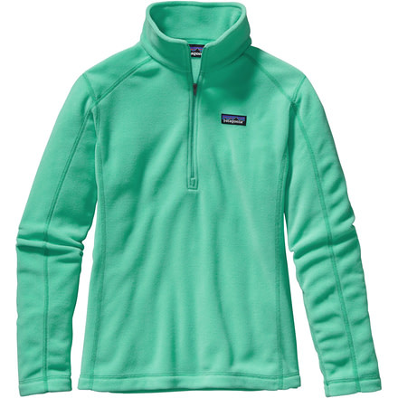 Patagonia Micro D 1/4 Zip - Women's-Galah Green-Large