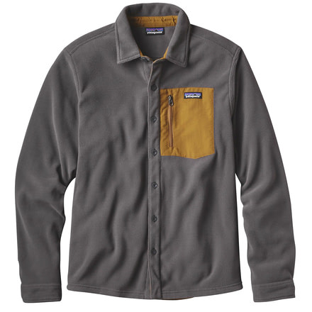 Patagonia Micro D Fleece Shirt - Men's -Forge Grey-Large