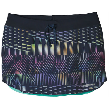 Nine Trails Skirt - Womens-Shadow Pop/Navy Blue-Medium