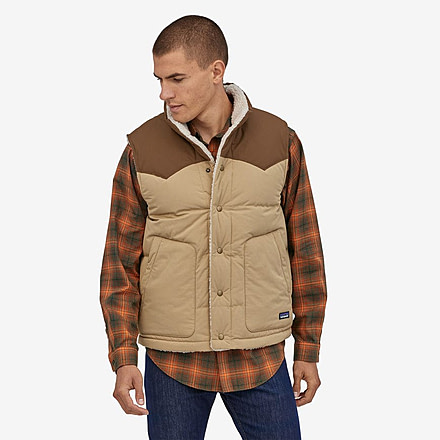 Patagonia Patagonia Mens Reversible Bivy Down Vest, 27588-BSNG-XXL