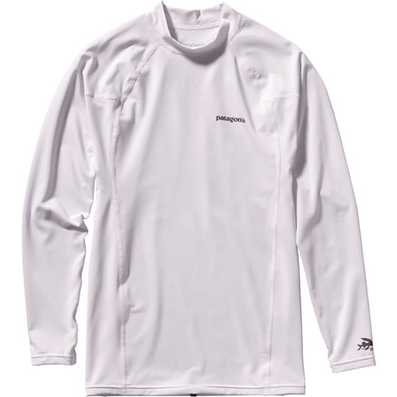 Patagonia R0 Long-Sleeved Top - Men's-White/Feather Grey-Small