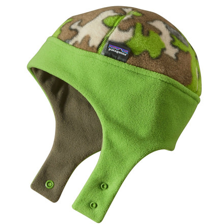 Patagonia Reversible Synchilla Hat - Baby-Sycamore Camo/Hydro Green