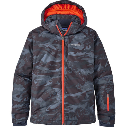 Patagonia Snowshot Jacket - Boys'-El Nino Camo/Black-Small