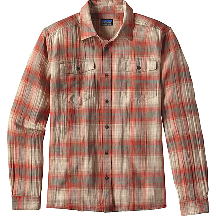 Patagonia Steersman Long Sleeve Shirt - Men's -Costa/Hemlock Green-X-Small