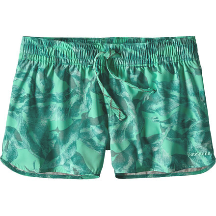 Patagonia Stretch Planing Micro Short 2 In - Women's -Monsoon Kelp/Galah Green-X-Large