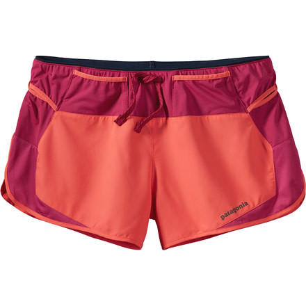 Patagonia Strider Pro Short 2 1/2 In - Women's -Carve Coral-Large