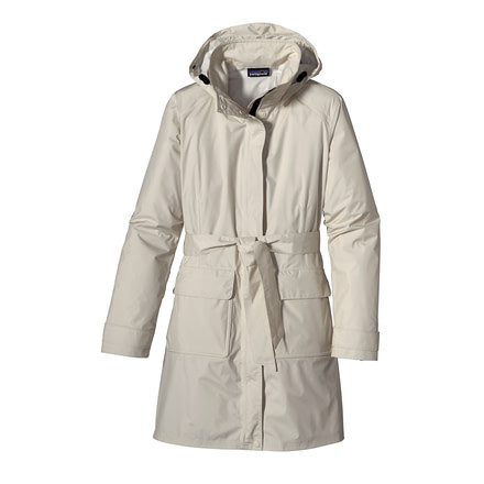 Patagonia Torrentshell Trench Coat - Women's-Raw Linen-X-Small