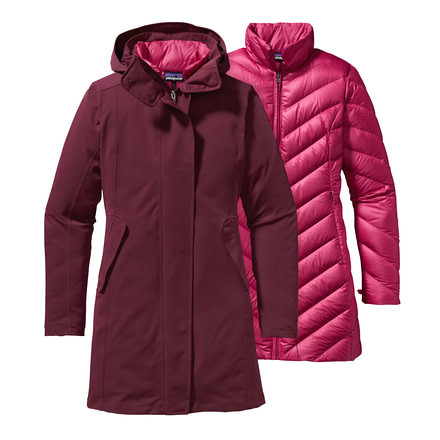 Patagonia Tres 3 in 1 Parka - Women's-Oxblood Red-Large