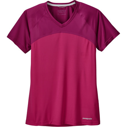 Patagonia Windchaser Short Sleeve Shirt - Women's -Craft Pink-Large