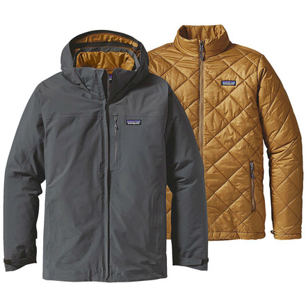 Patagonia Windsweep 3-in-1 Jacket - Men's -Forge Grey-X-Large