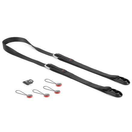 Peak Design Leash Camera Strap, 32.6 - 57.1 in., Black, L-BL-3