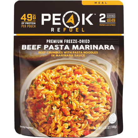 Peak Refuel Beef Pasta Marinara, 49g, 57065