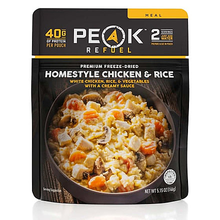 Peak Refuel Homestlye Chicken &amp; Rice - Pouch, 56741