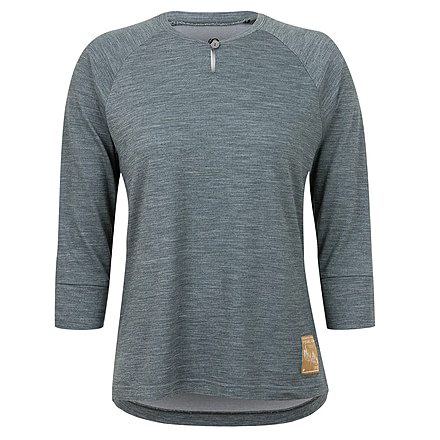 Pearl Izumi Canyon Merino 3/4 Sleeve Jersey - Women's, Urban Sage Heather, Urban, Extra Large, 7557659033771