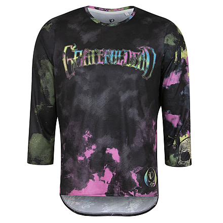 Pearl Izumi Grateful Dead x PEARL iZUMi Mens Wanderer Summit 3/4 Sleeve Jersey, 491222ABJR4XXXL