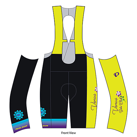 Pearl Izumi Mto Womens PRO Bib Short - Venus Bike Club 25, 11212201KADL