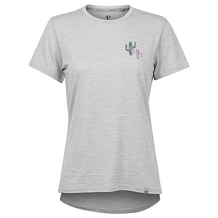 Pearl Izumi Transfer Tech T-Shirt - Womens, Cool Grey Arid Encore, Extra Large, 7557660737707