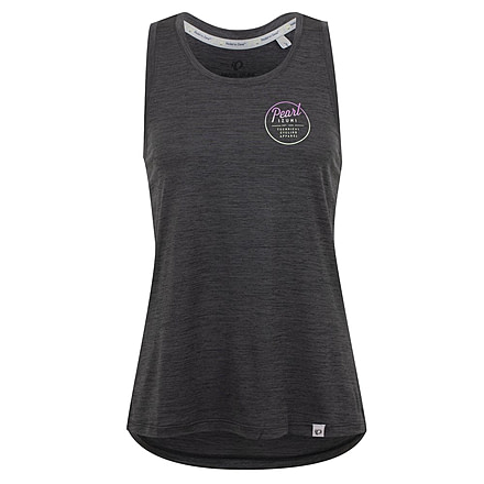 Pearl Izumi Transfer Tech Tank - Womens, Gear for Good, Black Heather, Large, 7557660770475