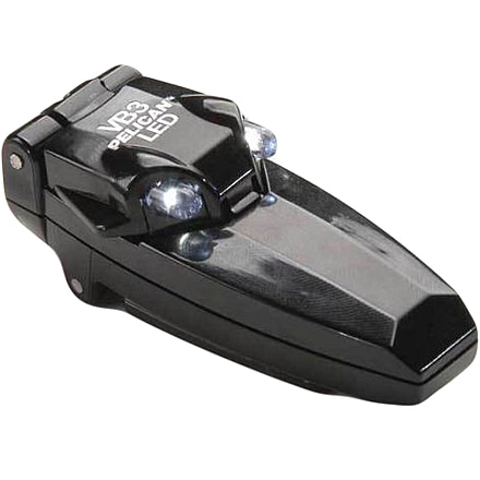 Pelican 2220A VB3-LED 9 Lumen FlashLight Adventure Series, Black 2220-018-110
