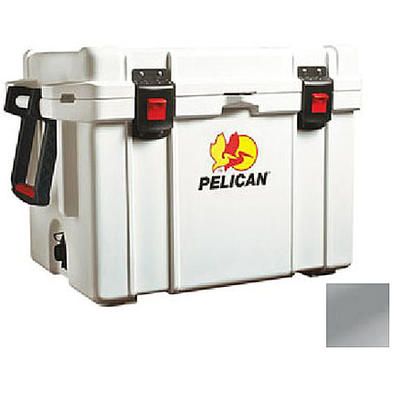 Pelican 45Qt Elite Cooler,19x12x12in,Grey 32-45Q-CC-GRY