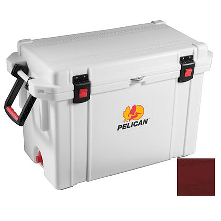 Pelican 95Qt Elite Cooler,27.34x12x17.62in,Maroon 32-95Q-CC-MRN