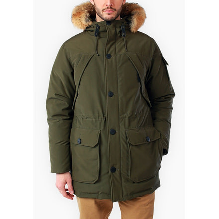 Penfield Hoosac Hooded Down Mountain Parka - Mens-Lichen-X-Large