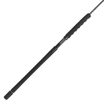 Penn Fishing Carnage III Jig Spinning Rod, Saltwater, Handle Type A, 6ft. 6in. Rod Length, Medium Power, Moderate Fast Action, 1 Piece, Silver/Black/Gold, CARJGIII3080S66