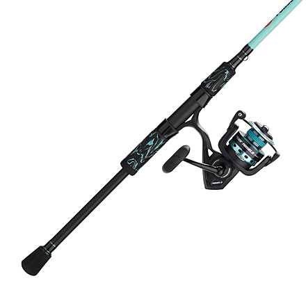 Penn Fishing Pursuit IV LE Combo, 6.2/1, Right/Left, 2500, 7ft. Rod Length, Medium Light Power, Moderate Fast Action, 1 Piece Rod, Black/Seafoam Green, PURIV2500LE701ML