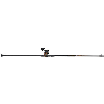 PENN Penn Squall Ii Sd 15Sz Graphite Frame/Sideplate, 6 Shielded SS Bgr 6.1- Ratio, 2 Piece Tubular Glass, SS Dura Rod, 10, SQLII15SD1220C102