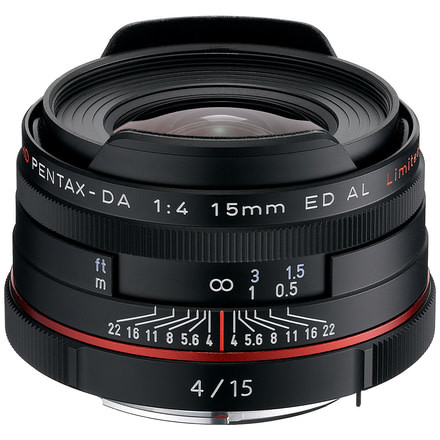 Pentax HD -DA 15mmF4ED AL Ltd Black 21470