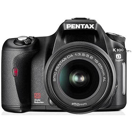 Pentax K100D Super 6.1 Megapixel Digital SLR Camera w/ 18-55mm Lens Kit - 19157