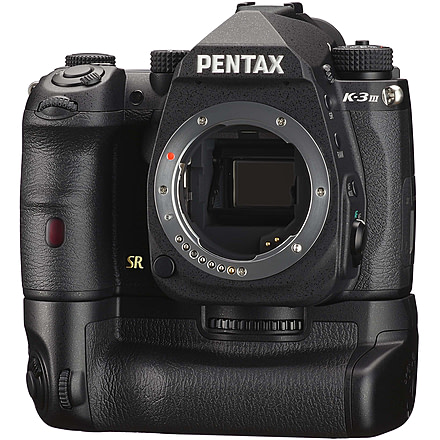 Pentax K-3 Mark III Advanced APS-C Digital SLR Camera with Battery Grip, Black, 9.84 x 6.97 x 4.72in, 01115