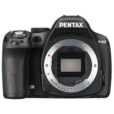 Pentax K-50 DSLR Camera, Black 10883