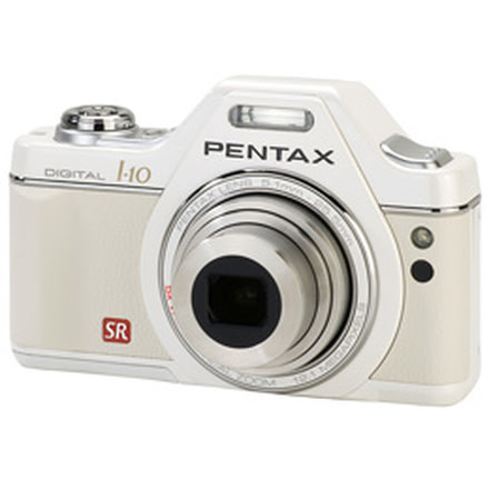 Pentax I10 Digital Camera, Pearl White 16456