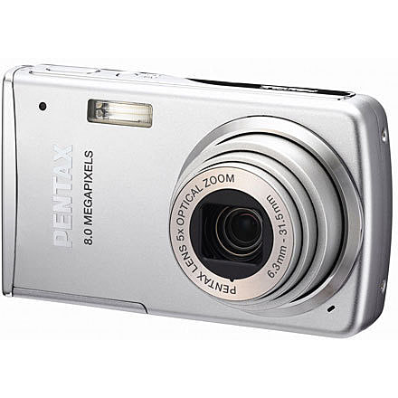 Pentax Optio M50 8 Mega Pixel Digital Camera 5x Zoom 2.5 Inch LCD