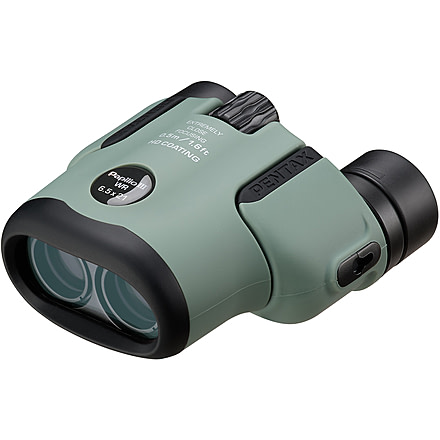 Pentax Papilio III WR 6.5x21mm Porro Prism Binocular, Olive, 62015