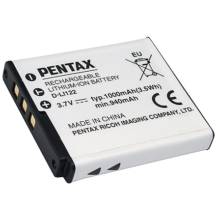 Pentax Rechargeable Li-Ion Battery D-LI122 (VS20) 38916
