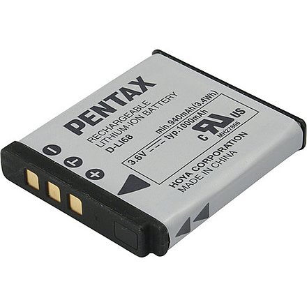 Pentax Rechargeable Li-Ion Battery D-LI68b Q 39063
