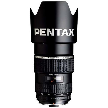 Pentax SMCP-FA 645 80-160/4.5 W/CASE &amp; HOOD 26755