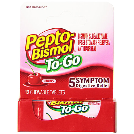 Pepto Bismol To Go Chew Cherry