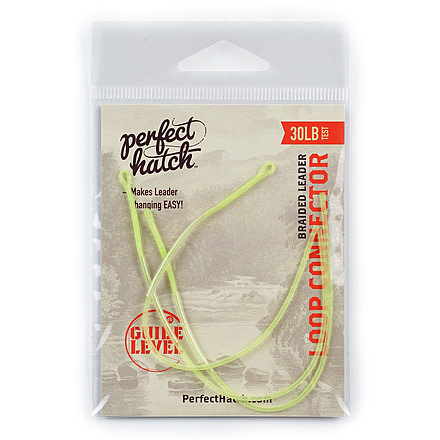 Perfect Hatch Braided Loops, 30lb, Chartreuse, PH-TBL-30-18