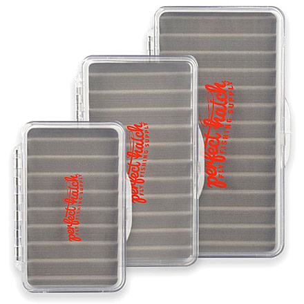 Perfect Hatch Fly Box Clear Ripple Foam, Small, PH-FB-CRF-S