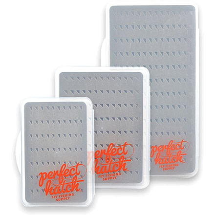 Perfect Hatch Fly Box Clear Tri-Foam, Small, PH-FB-CTF-S