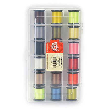 Perfect Hatch Perfect Thread 8/0 Spool Assortment, 18 Colors 100 yd each, PH-STF8-AST