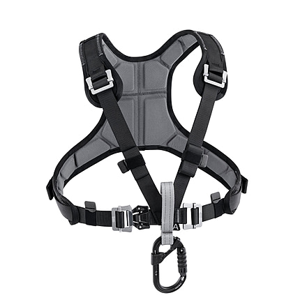 Petzl Air Chest Harness For Seat Harnesses, Black, C098AA00