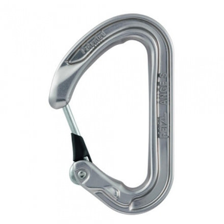 Petzl Ange S Carabiner, Light Gray, M57 G
